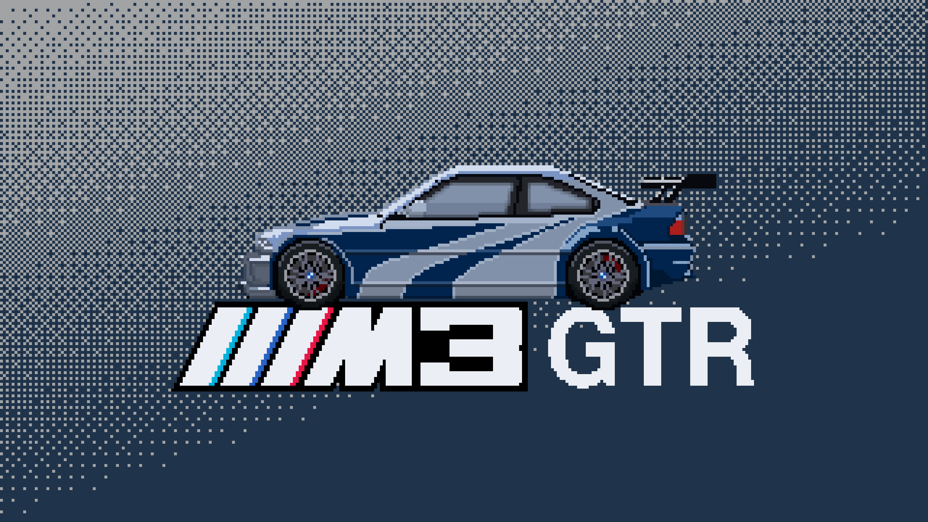 记录一次像素画尝试：BMW M3 E46